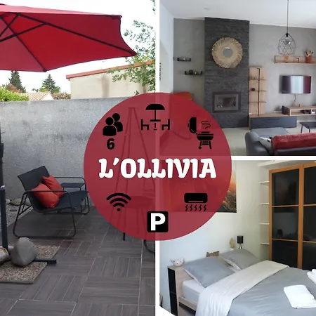Maison L'ollivia - Terrasse - Parking Gratuit *